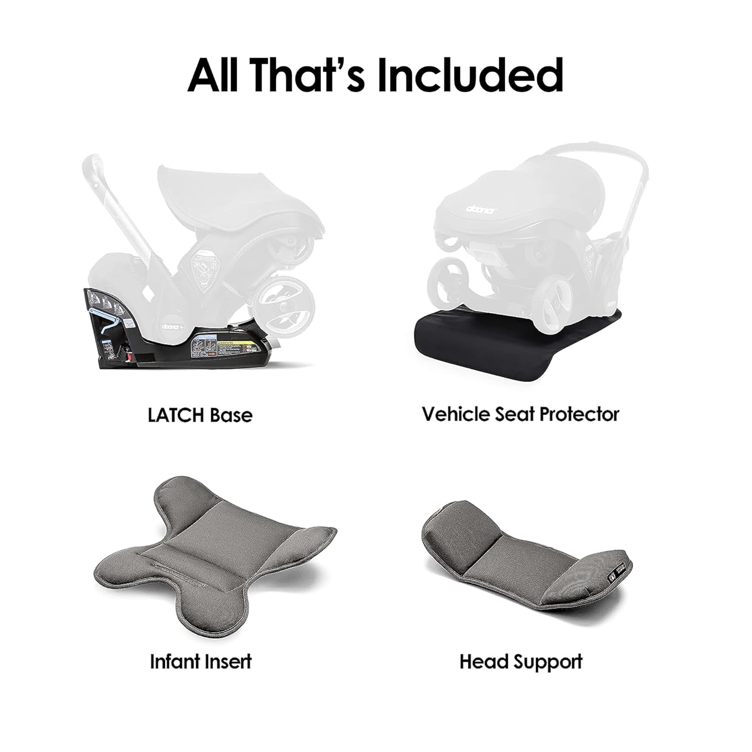 2-in-1 Baby Stroller with Infant Mode: One-Hand Fold, Convertible from Newborn to Toddler Stroller, Featuring a Reversible Seat and Large UPF 50+ Canopy.
