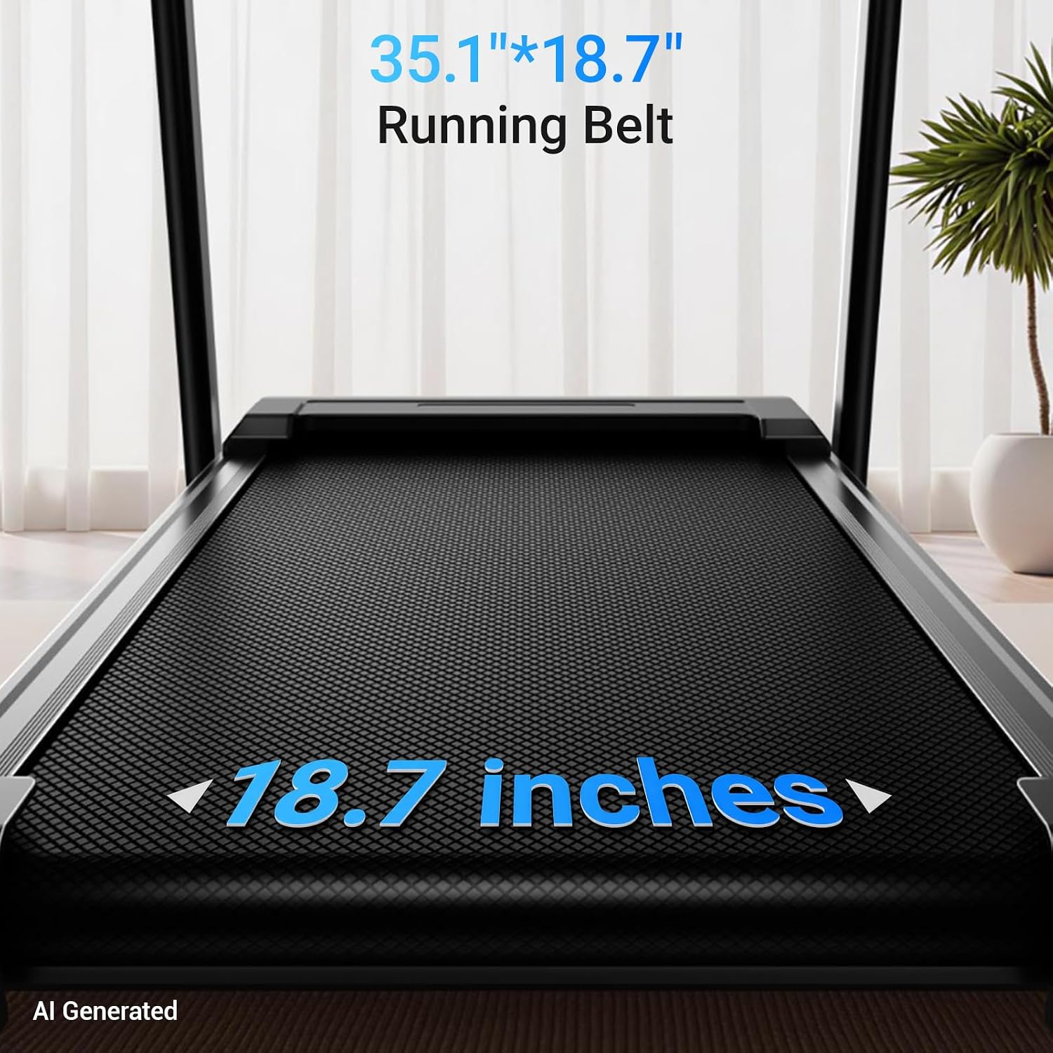 16% Incline Treadmills for Home Small with 3 LED Displays, 3.0HP Foldable Walking Pad Treadmill Up to 400LBS Capacity, Portable Treadmill 0.6-7.0MPH