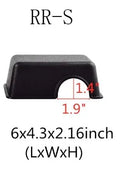 Plastic Reptile Hide Box Black Small Snake Habitat Cave
