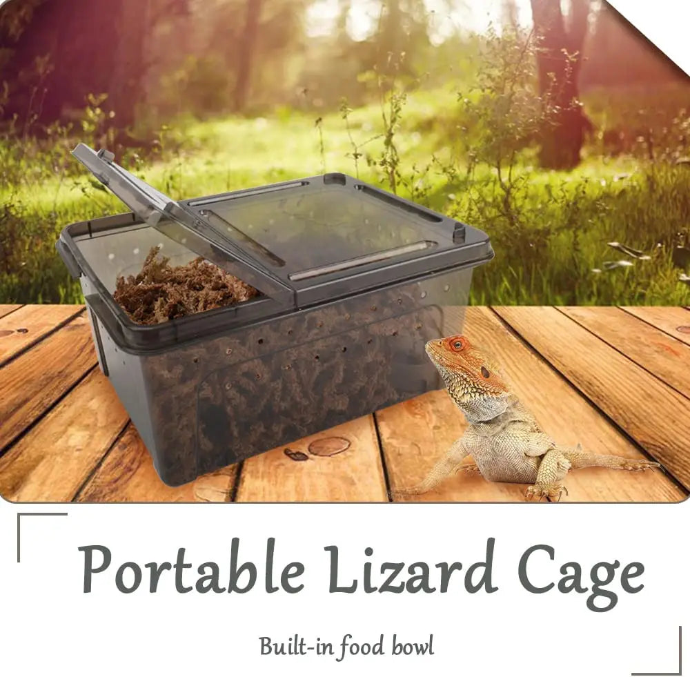 Plastic Reptile Breeding Box H Series Small Snake Habitat Cage