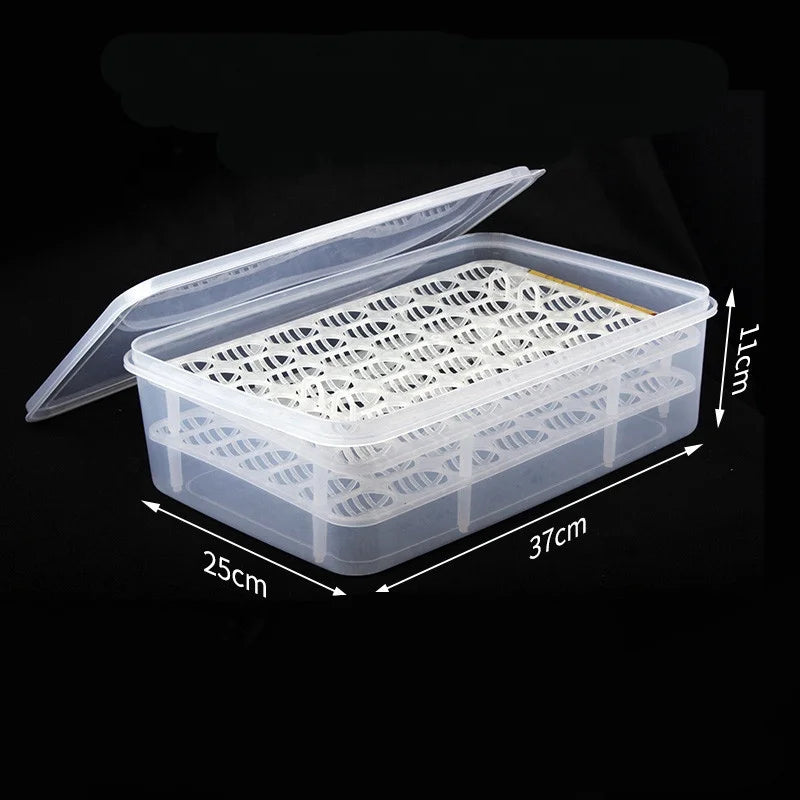 Reptile Egg Incubation Tray 98-Egg Capacity 3cm Tray Width Transparent