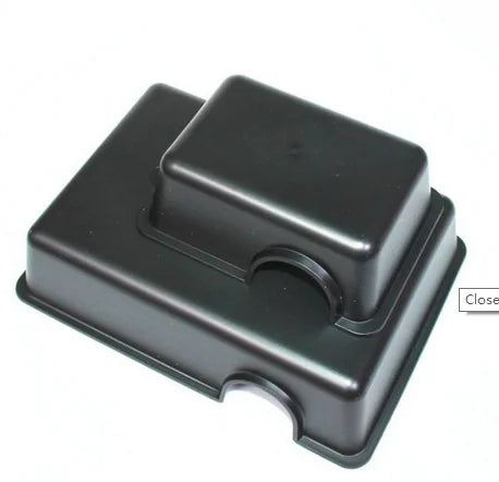 Plastic Reptile Hide Box Black Small Snake Habitat Cave