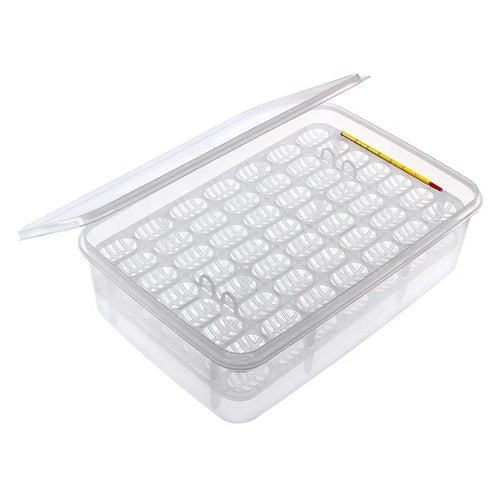 Reptile Egg Incubation Tray 98-Egg Capacity 3cm Tray Width Transparent