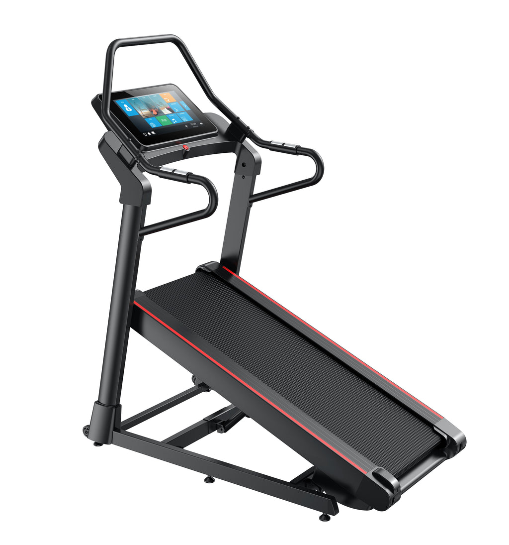 LFly 610 Folding Electric Treadmill with Brushless Motor – Fitness Machine for Walking and Running, Featuring 5–40 Levels of Incline